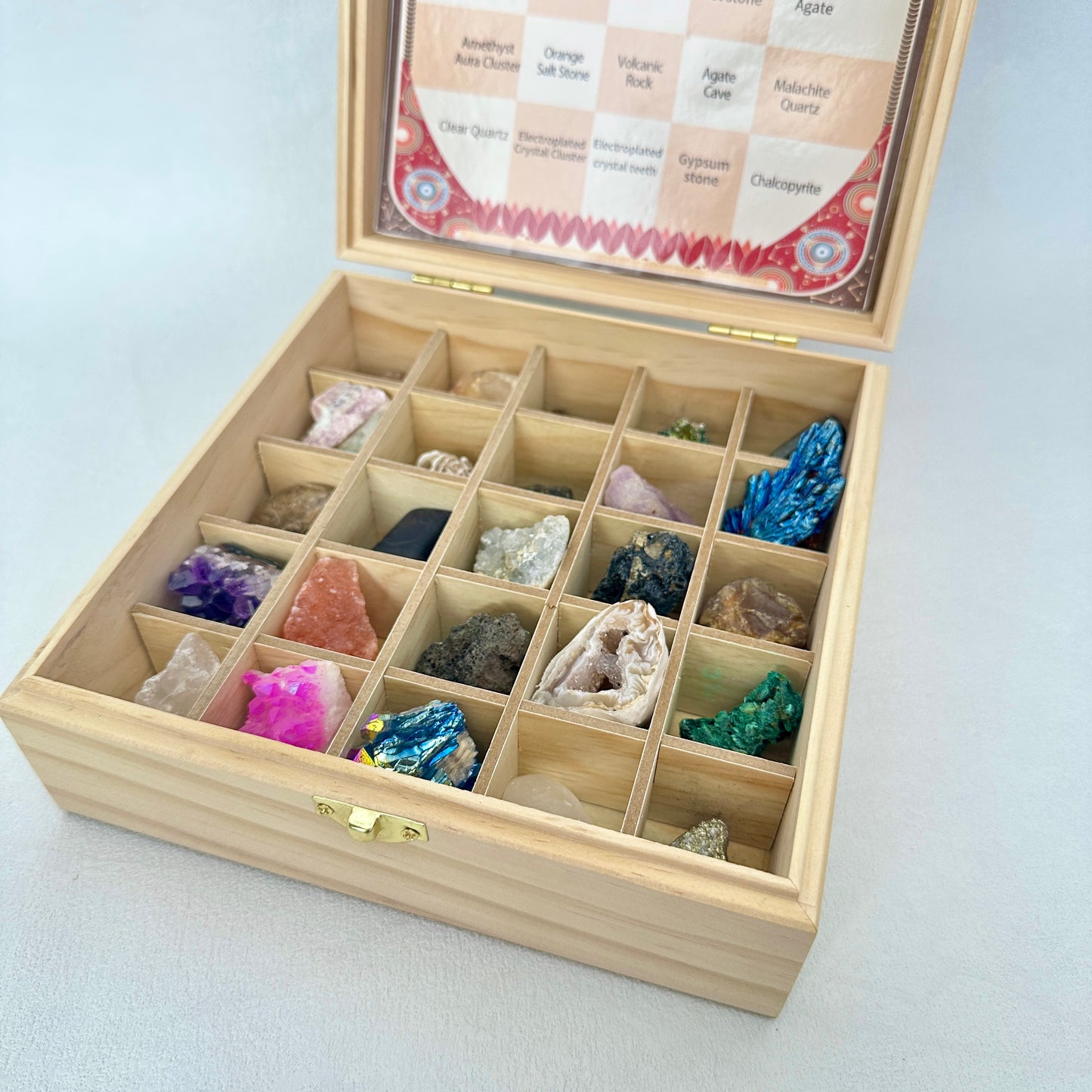 Crystal Raw Set (25pcs & Wooden Box)