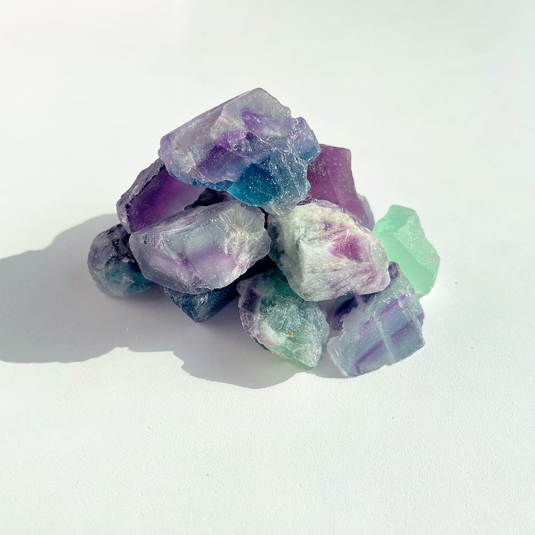 Crystal Chunks - Multicolor Fluorite