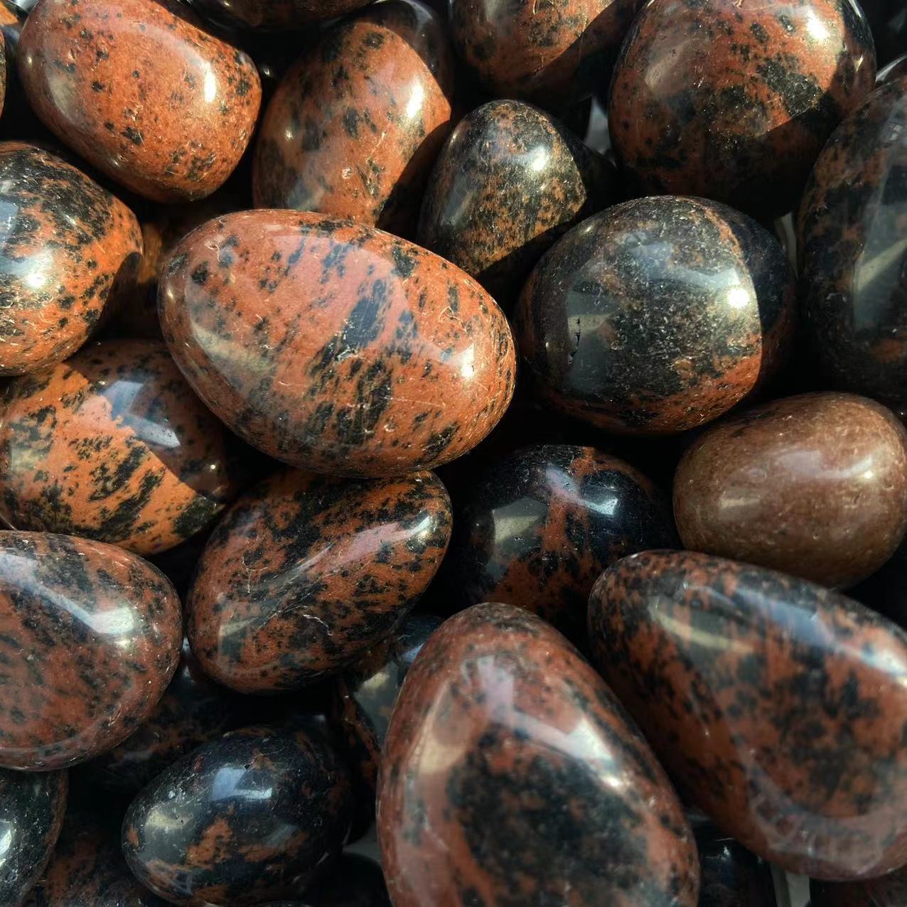 Mahogany Obsidian  Tumbled Crystals