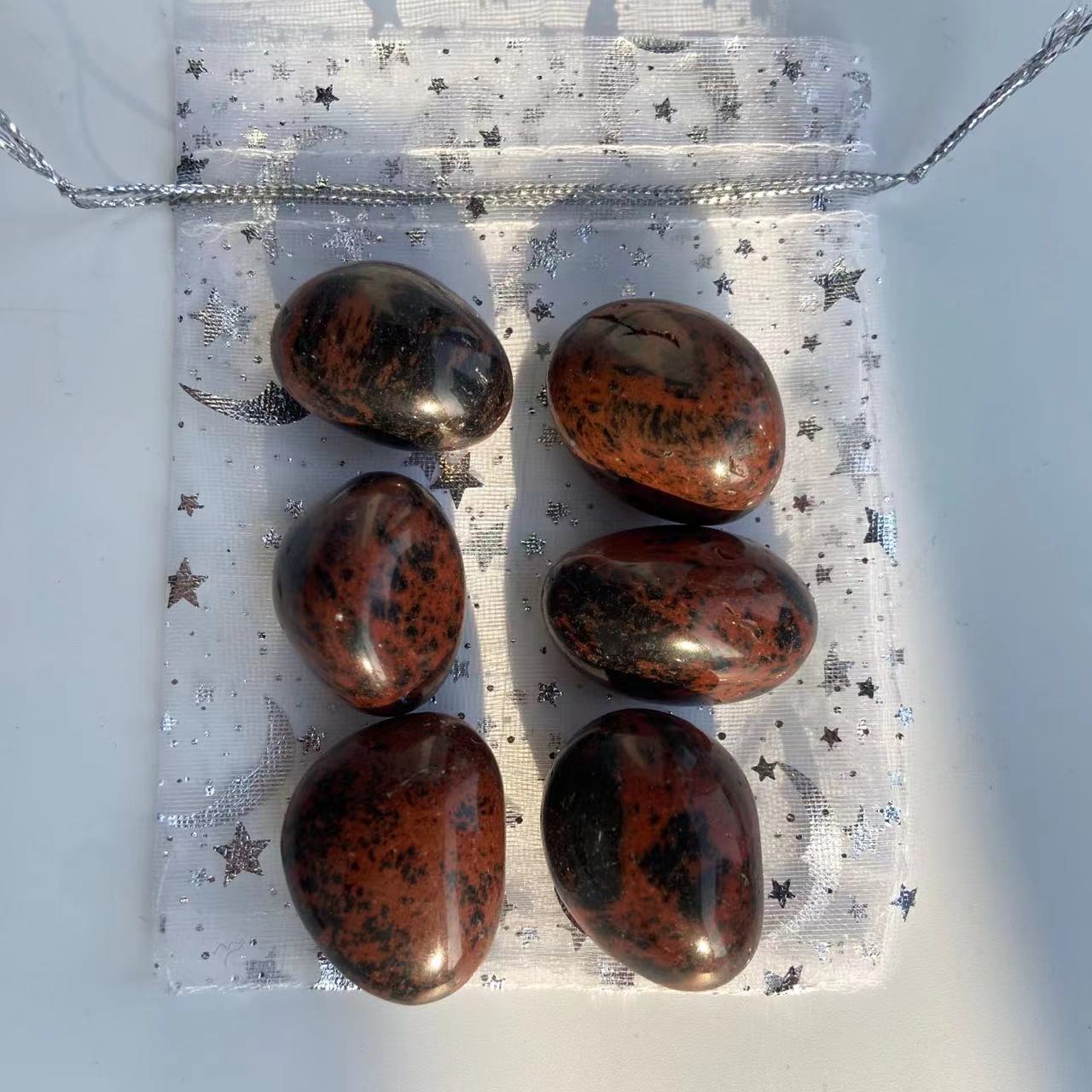 Mahogany Obsidian  Tumbled Crystals