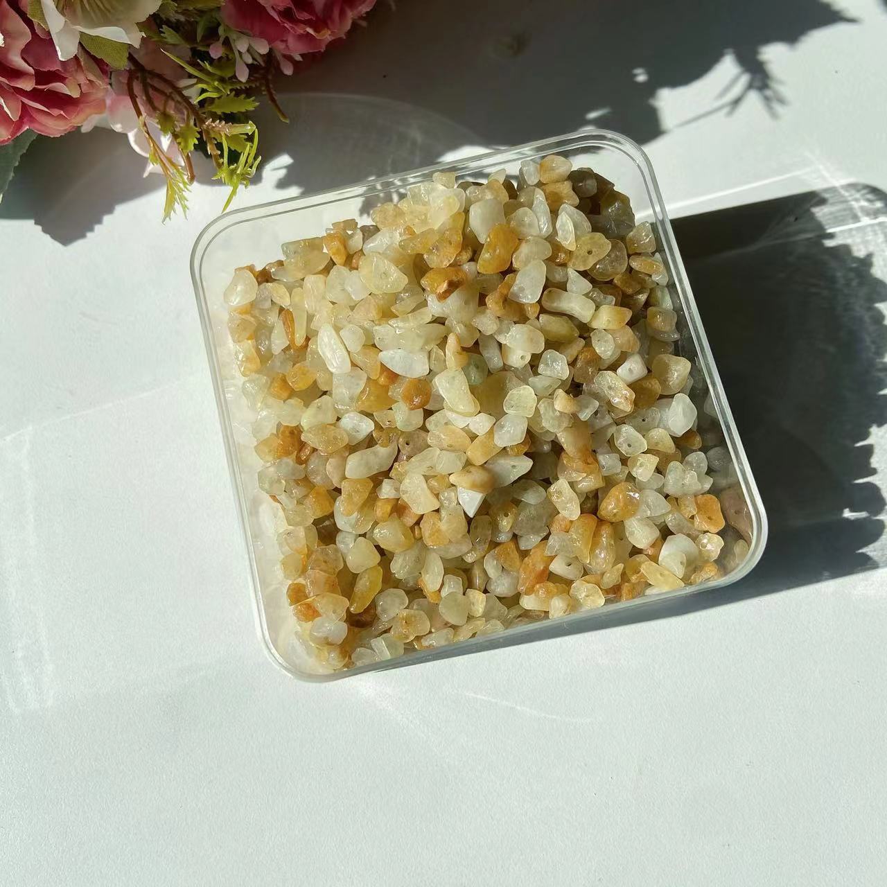 Natural Crystal Chip Beads For Bracelets