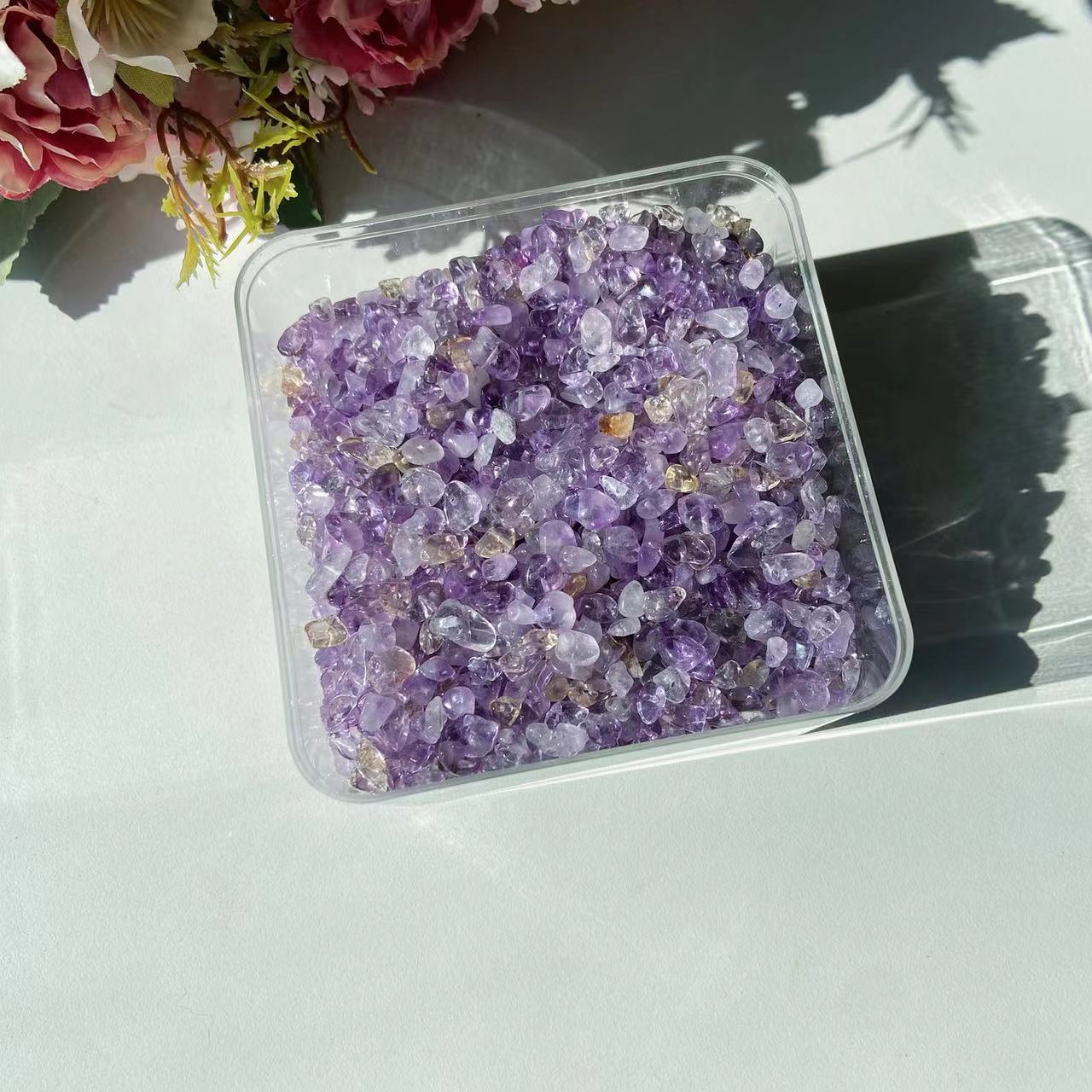 Natural Crystal Chip Beads For Bracelets