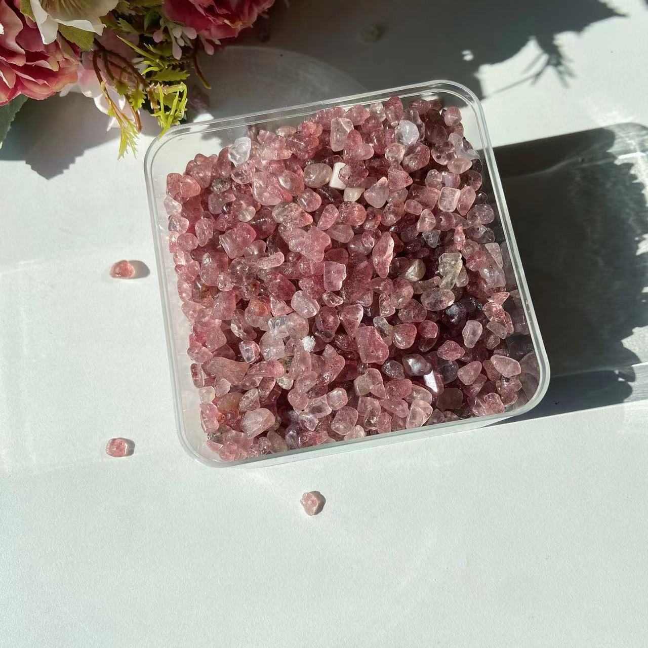 Natural Crystal Chip Beads For Bracelets